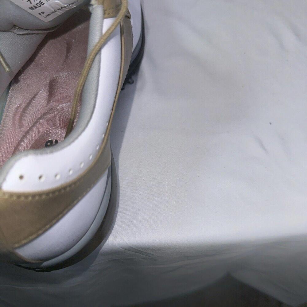 Footjoy eMerge 93914 Golf Shoes Sz 7.5 Medium White/Brown‎ Women's - Picture 9 of 9